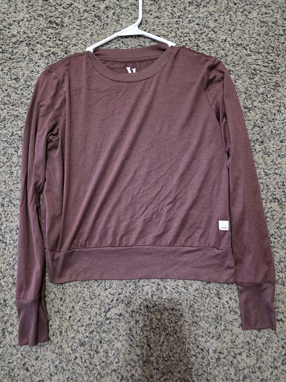 Vuori Plum Crew Neck Long Sleeve